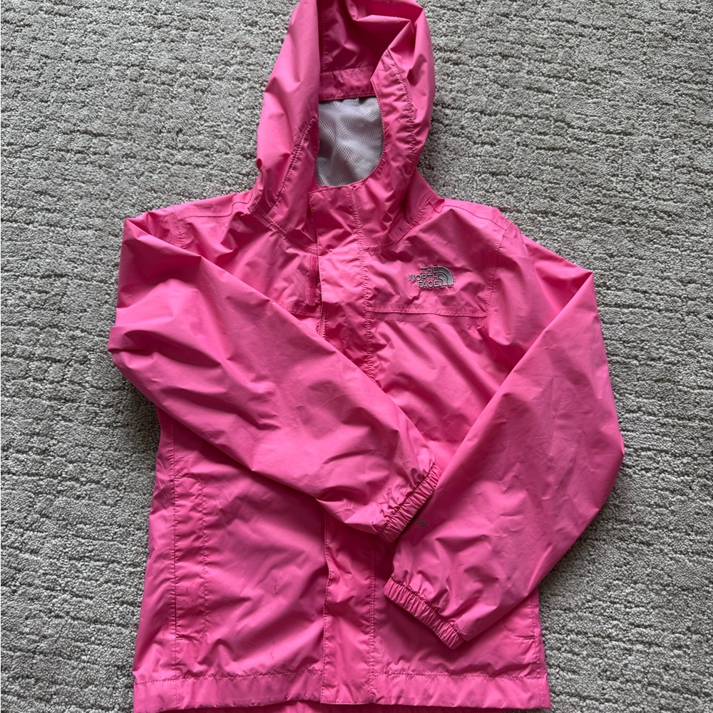 The North Face Pink Raincoat Lightweight Water-Resistant